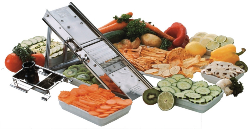 Mandoline sans chariot inox 41x13,5x4,5 cm L.tellier