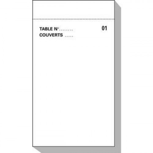Bloc commande triplicopiant blanc papier 15x8 cm Cogir