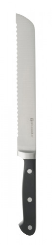 Couteau à pain 20 cm acier plastique crantée Qualicoup Pro.cooker