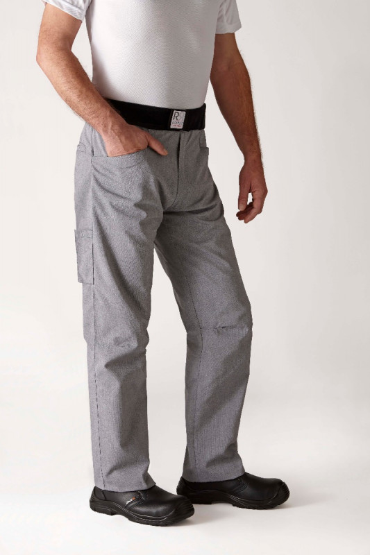 Pantalon de cuisine gris T5 Arenal Robur