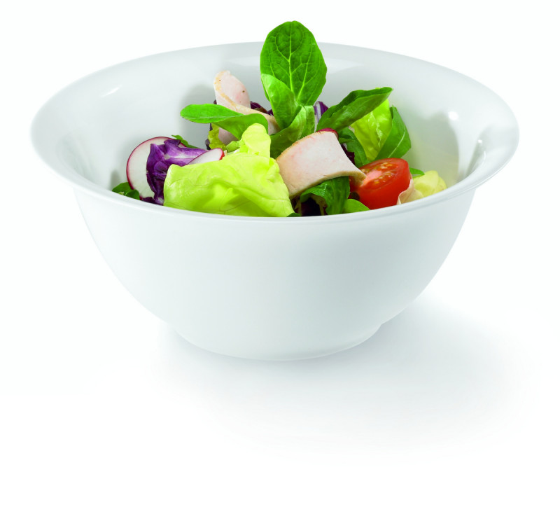 Bol à salade rond ivoire porcelaine vitrifiée Ø 16 cm Banquet Rak