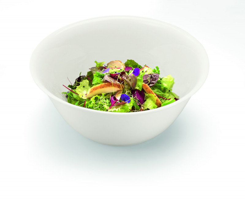 Bol à salade rond ivoire porcelaine vitrifiée Ø 16 cm Banquet Rak