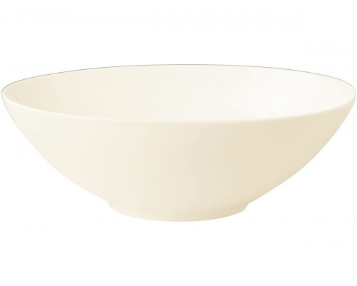 Saladier ovale ivoire porcelaine vitrifiée 23,5 cm Fine Dine Rak