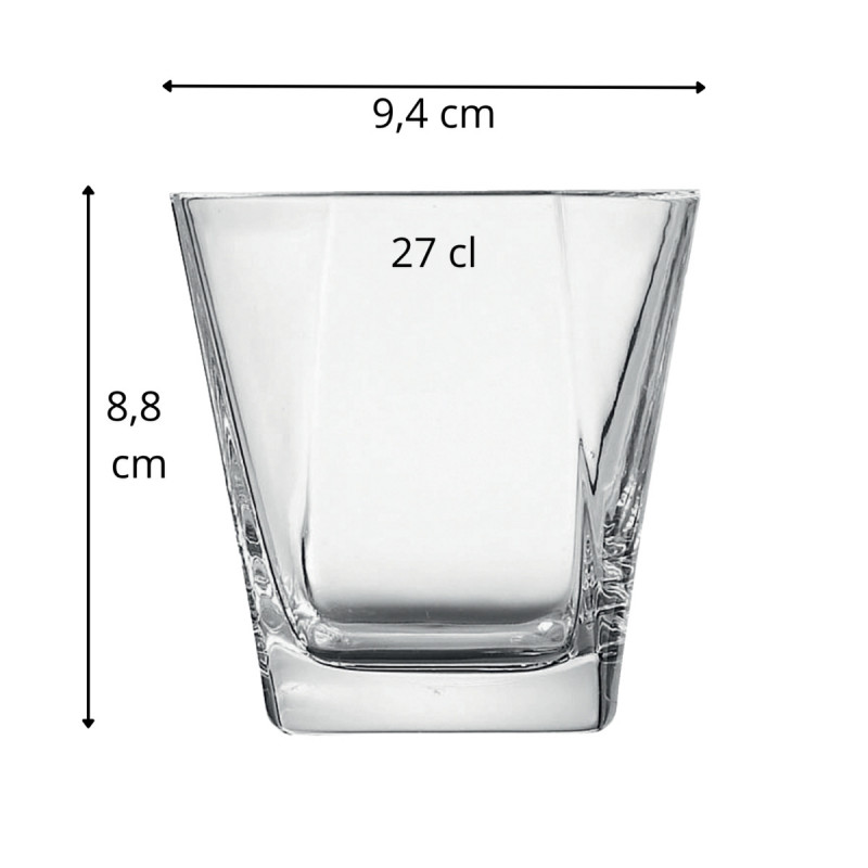 Gobelet verre trempé 27 cl Prysm Arcoroc