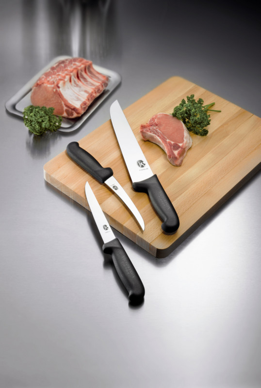 Couteau à désosser 15 cm inox plastique unie Fibrox Victorinox