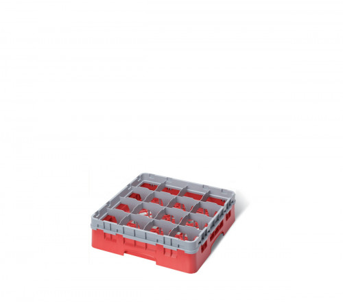 Casier de lavage 16 compartiments 50x50x30,8 cm 10,9 cm 25,8 cm Camrack Cambro