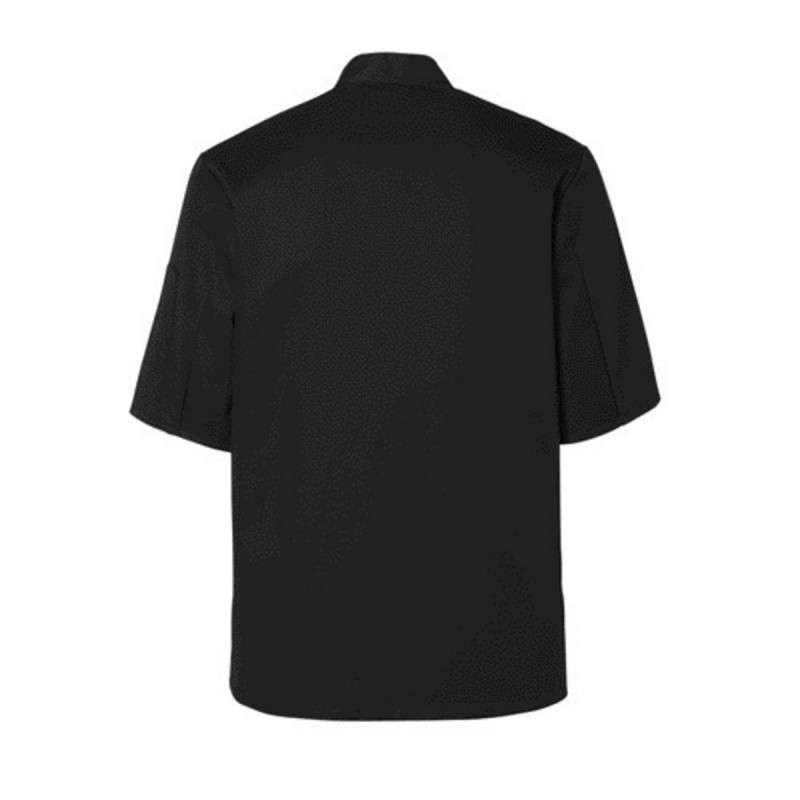 Veste de cuisine homme manche courte noir T2 Blake Molinel
