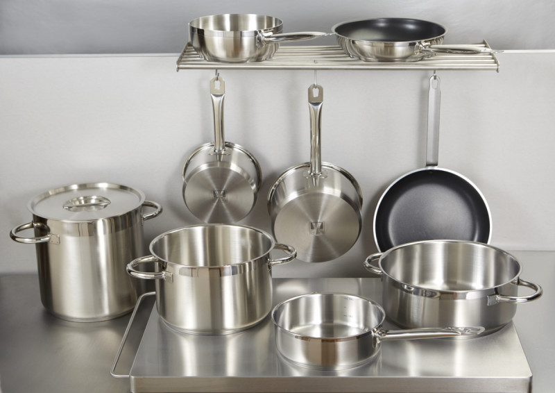 Sauteuse conique inox Ø 24 cm 8 cm 3,6 L Qualiplus Pro.cooker