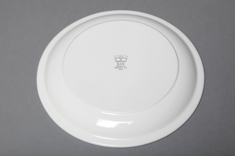 Assiette régithermie rond ivoire porcelaine vitrifiée Ø 22,8 cm Hospital Rak