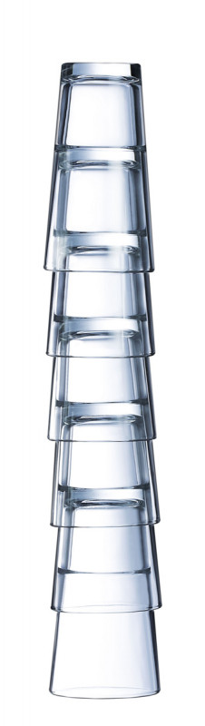 Gobelet forme haute verre trempé 29 cl Stack Up Arcoroc