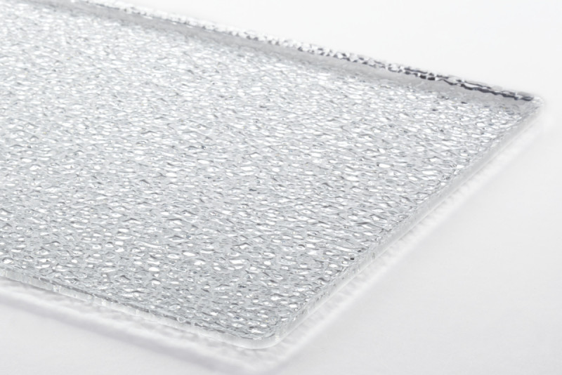 Plat de présentation rectangulaire transparent acrylique 60 cm Pap 2 Platex