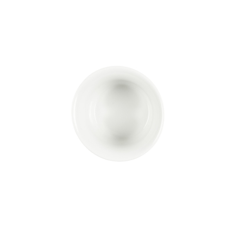 Moule à soufflé rond blanc porcelaine Ø 10 cm Prismo Pro.mundi