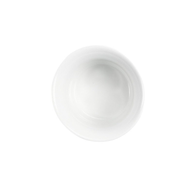 Moule à soufflé rond blanc porcelaine Ø 10 cm Prismo Pro.mundi