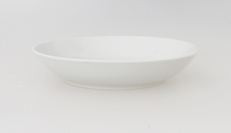 Assiette creuse rond blanc porcelaine Ø 20 cm Bazik Essentials Collection