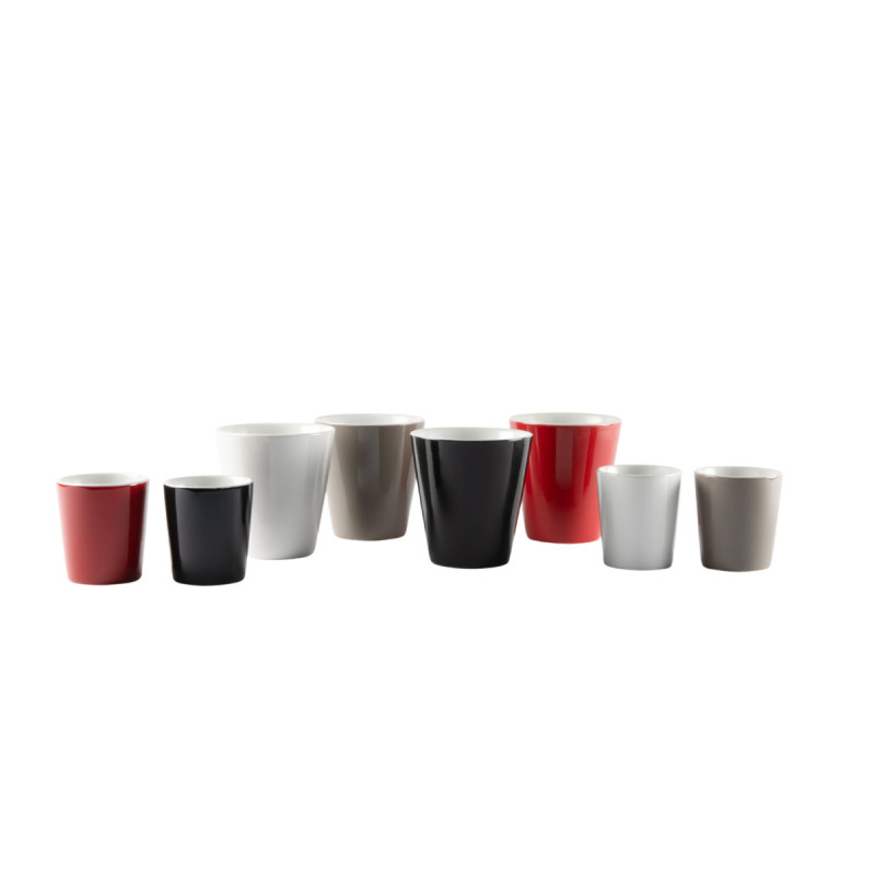 Gobelet rond marron grès émaillé 20 cl Ø 8,5 cm Prismo Pro.mundi