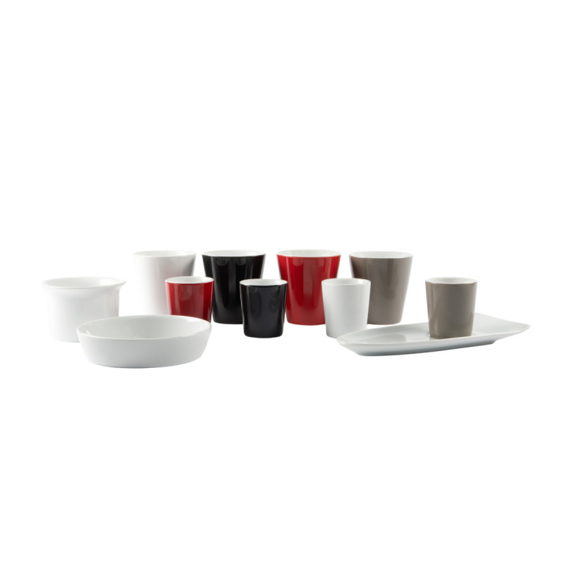 Gobelet rond marron grès émaillé 20 cl Ø 8,5 cm Prismo Pro.mundi