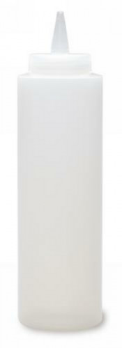 Distributeur de sauces plastique Ø 4,8 cm 18 cm 0,25 L Essentials Collection (4 pièces)