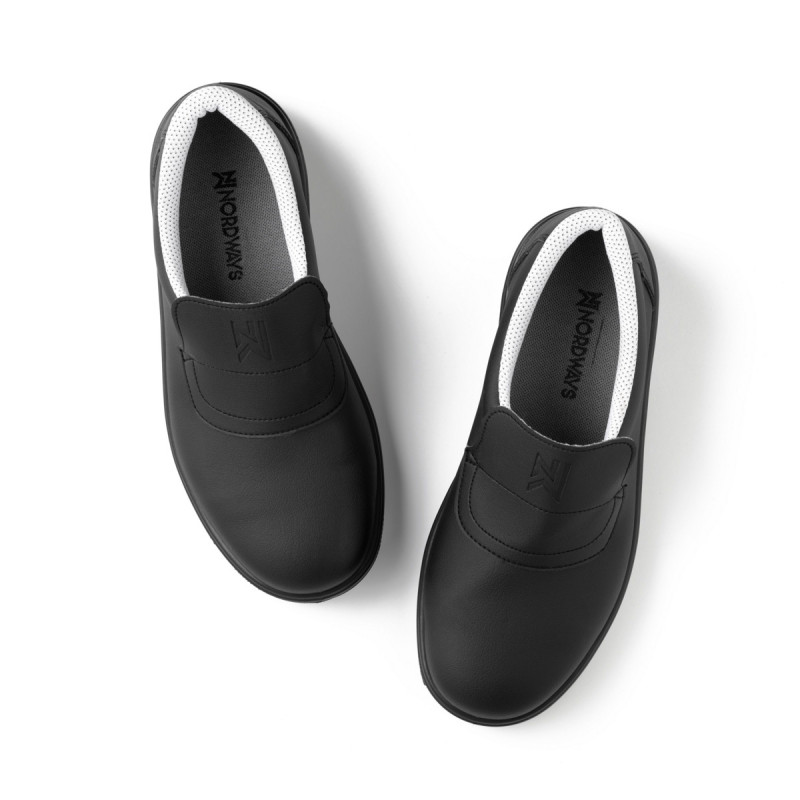 Chaussures mocassin de sécurité mixte noir 39 Tony Nordways
