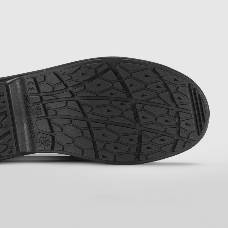 Chaussures mocassin de sécurité mixte noir 47 Tony Nordways