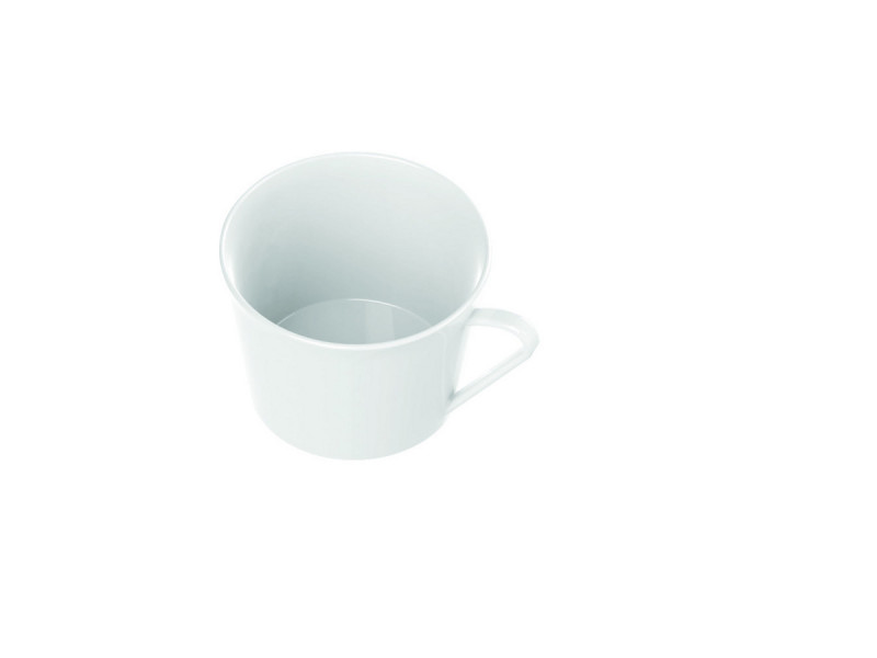 Tasse à déjeuner rond blanc porcelaine vitrifiée 27 cl Ø 10,2 cm Style Astera