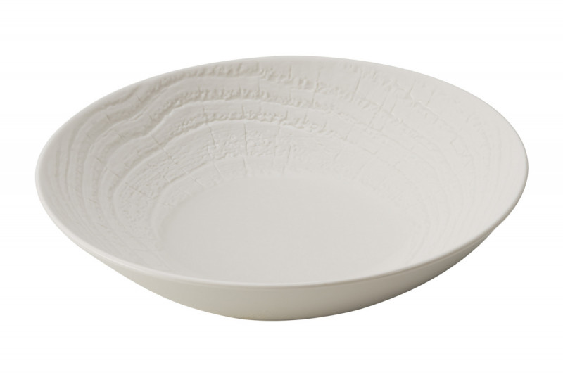 Assiette coupe creuse rond ivoire porcelaine culinaire Ø 24,2 cm Arborescence Revol