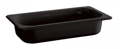 Bac mélamine noir 32,5x17,6x10 cm 2,7 L Ecoline Aps