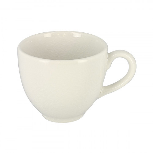 Tasse à déjeuner rond blanc porcelaine vitrifiée 28 cl Ø 9 cm Vintage Rak