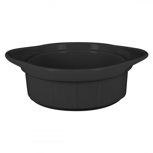 Ramequin rond noir porcelaine vitrifiée Ø 11 cm Chefs Fusion Rak