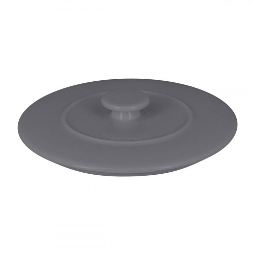 Couvercle pour soupière rond gris porcelaine vitrifiée Ø 15 cm Chefs Fusion Rak