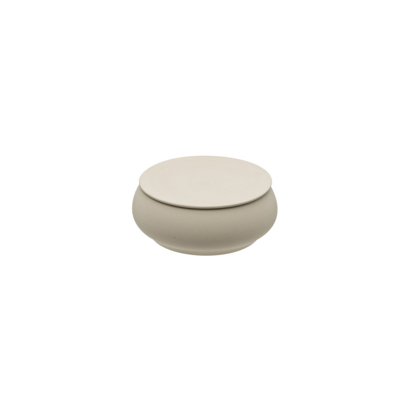 Couvercle pour cocotte rond beige grès émaillé Ø 12,5 cm Bahia Degrenne