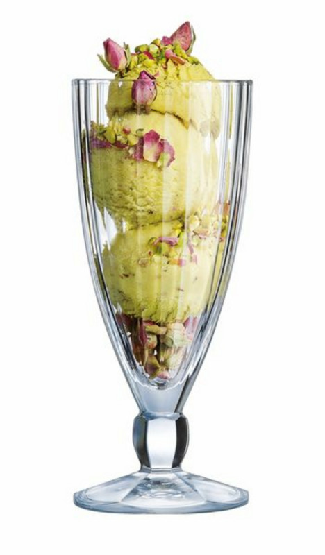 Coupe à glace rond transparent verre Ø 8,1 cm Quadro Arcoroc