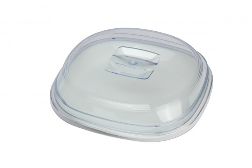 Couvre assiette carré transparent polyamide 21 cm Regithermie Enova