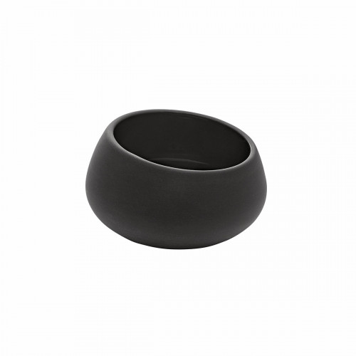 Coupelle rond noir grès émaillé Ø 7,3 cm Bahia Degrenne
