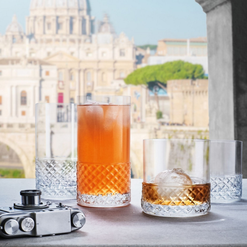 Gobelet forme basse verre cristallin 30 cl Roma 1960 Luigi Bormioli