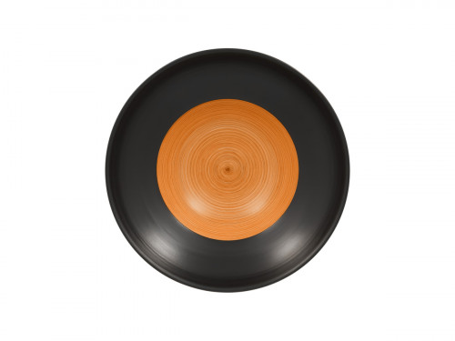 Assiette extra creuse rond orange porcelaine vitrifiée Ø 26,1 cm Trinidad Rak