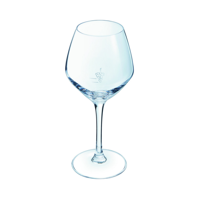 Verre à pied jaugé grappe verre cristallin 35 cl Cabernet Vin Jeunes Chef & Sommelier