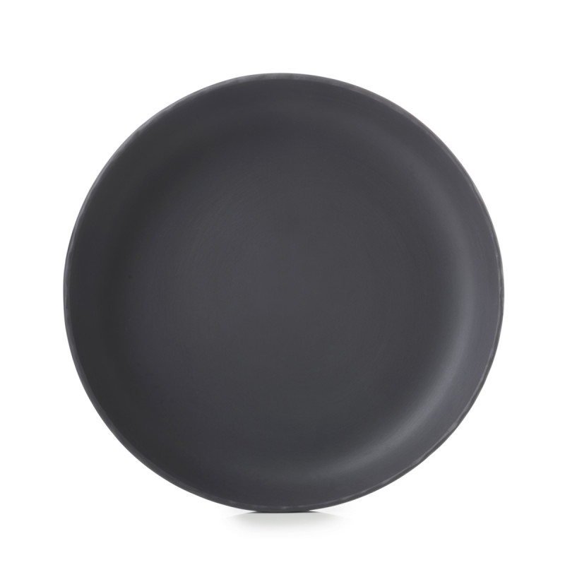 Assiette coupe creuse rond noir porcelaine culinaire Ø 27 cm Basalt Revol