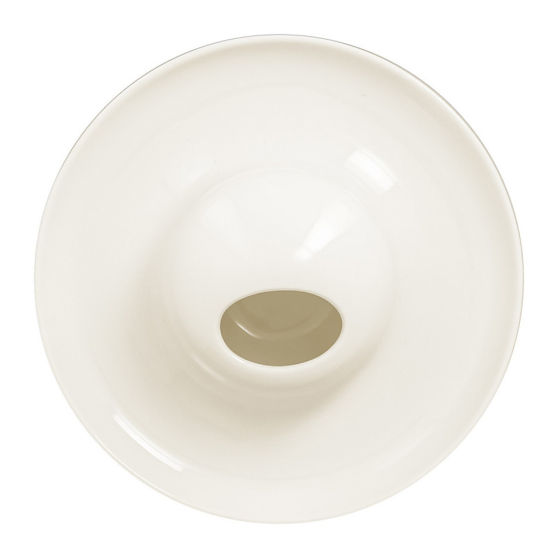 Assiette creuse rond blanc porcelaine vitrifiée Ø 18,9 cm Ashore Rak