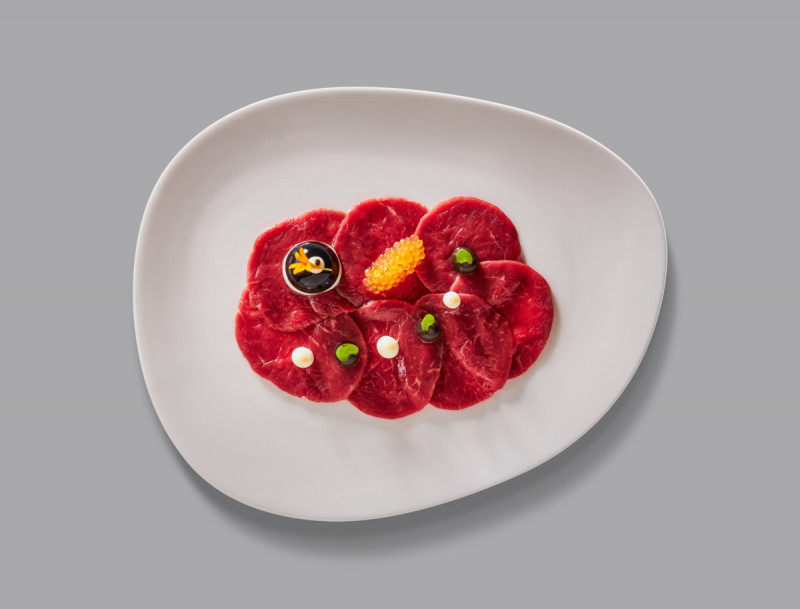 Assiette plate ovale porcelaine vitrifiée 21,2x15,6 cm Shaped Rak