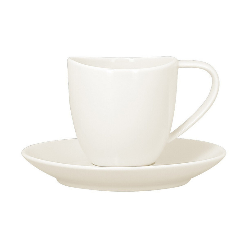 Tasse à expresso ivoire porcelaine vitrifiée 10 cl Ø 6,5 cm Swirls Rak
