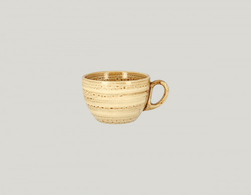 Tasse à café beige porcelaine vitrifiée 23 cl Ø 9 cm Twirl Rak