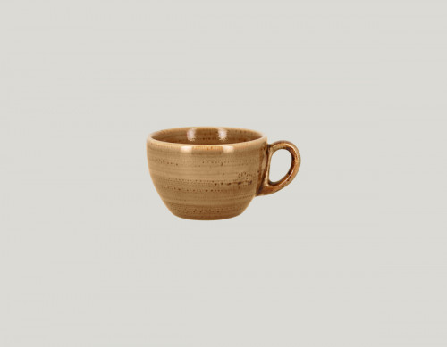 Tasse à café marron porcelaine vitrifiée 23 cl Ø 9 cm Twirl Rak