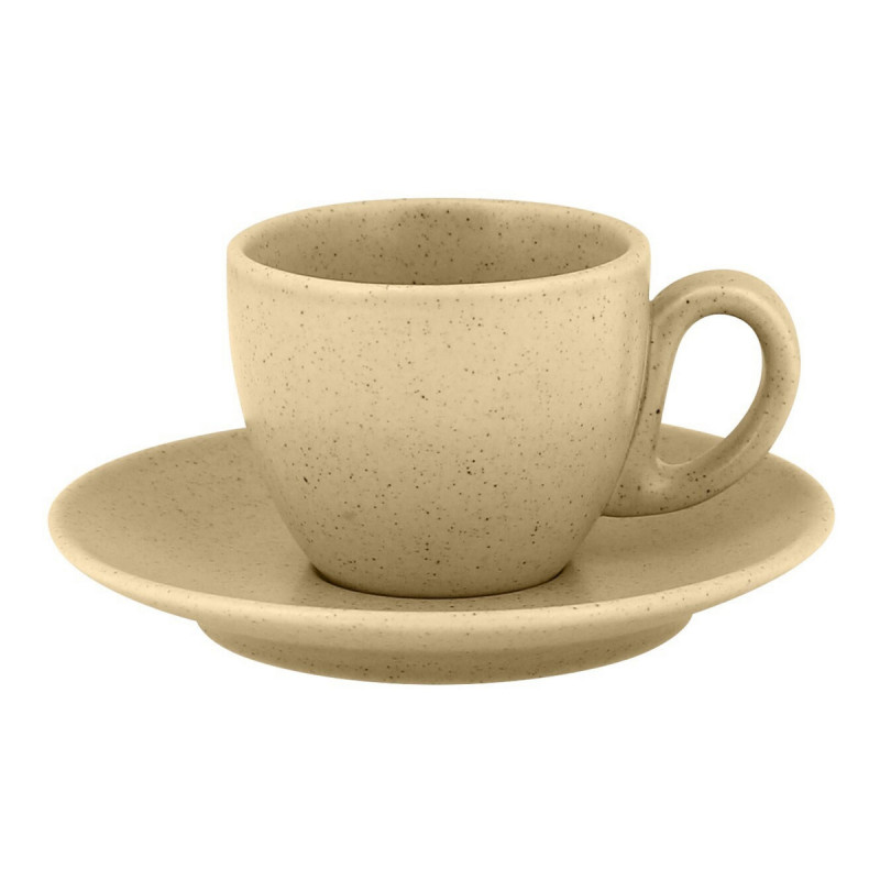 Tasse expresso beige porcelaine vitrifiée 8 cl Ø 6,5 cm Genesis Rak