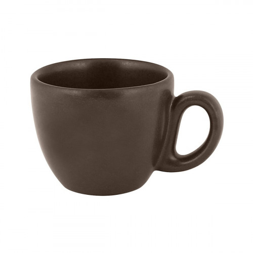 Tasse expresso brun porcelaine vitrifiée 8 cl Ø 6,5 cm Genesis Rak