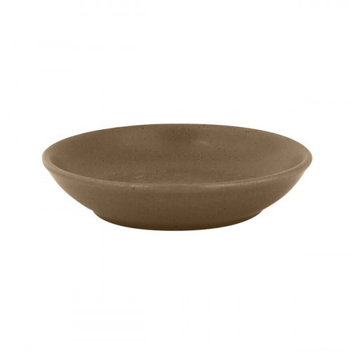 Assiette coupe creuse rond marron porcelaine vitrifiée Ø 7,4 cm Genesis Rak
