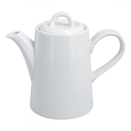 Cafetière avec couvercle blanc porcelaine vitrifiée 37 cl Ø 8,8 cm Access Rak