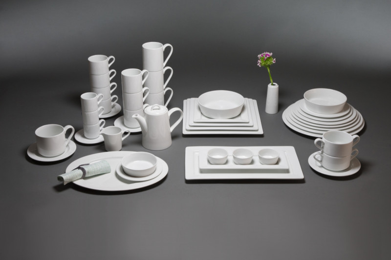 Sous tasse à espresso blanc porcelaine vitrifiée Ø 13 cm Access Rak