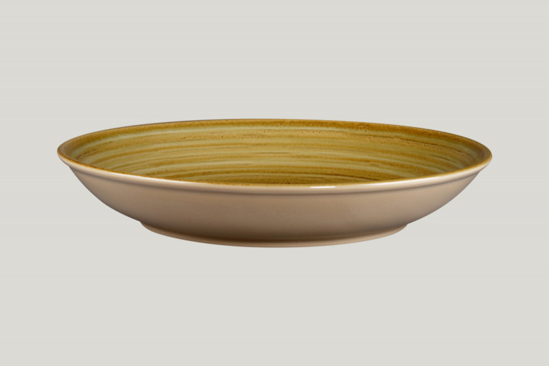 Assiette coupe creuse rond beige porcelaine Ø 30 cm Rakstone Spot Rak