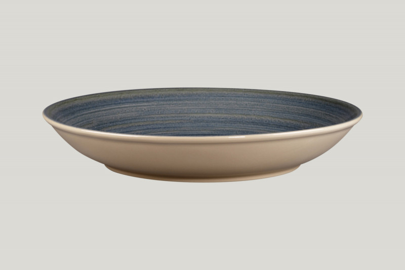 Assiette coupe creuse rond gris porcelaine Ø 30 cm Rakstone Spot Rak