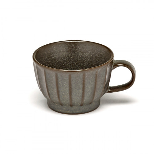 Tasse à café vert grès émaillé 15 cl Ø 8,5 cm Inku Serax